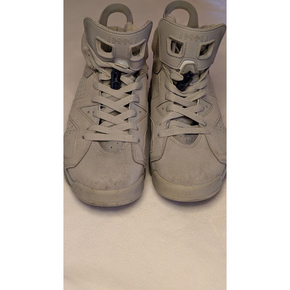Air Jordan 6 VI Mid Georgetown Retro Men's Size-7 Grey/Blue Sneakers CT8529-012 - Picture 13 of 16